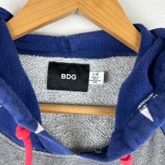 BDG Urban Outfitter Patriotic Style Red White and BlueCasual Hoodie Size L - Picture 3 of 9